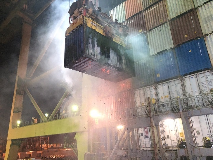 Container Fires onboard